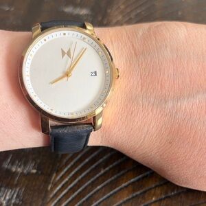 MVMT Gold and Black Women’s Watch